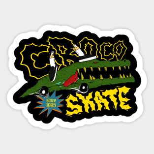 Croco Skate Sticker